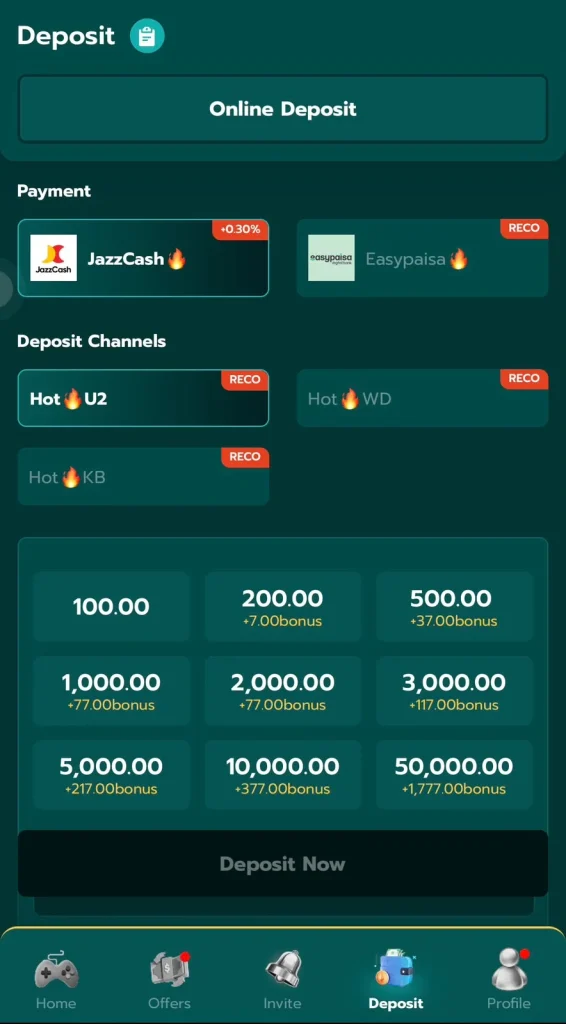 1PPP Game Deposit